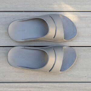 OOFOS Recovery Slide Sandals,  Grey, Size EU 39